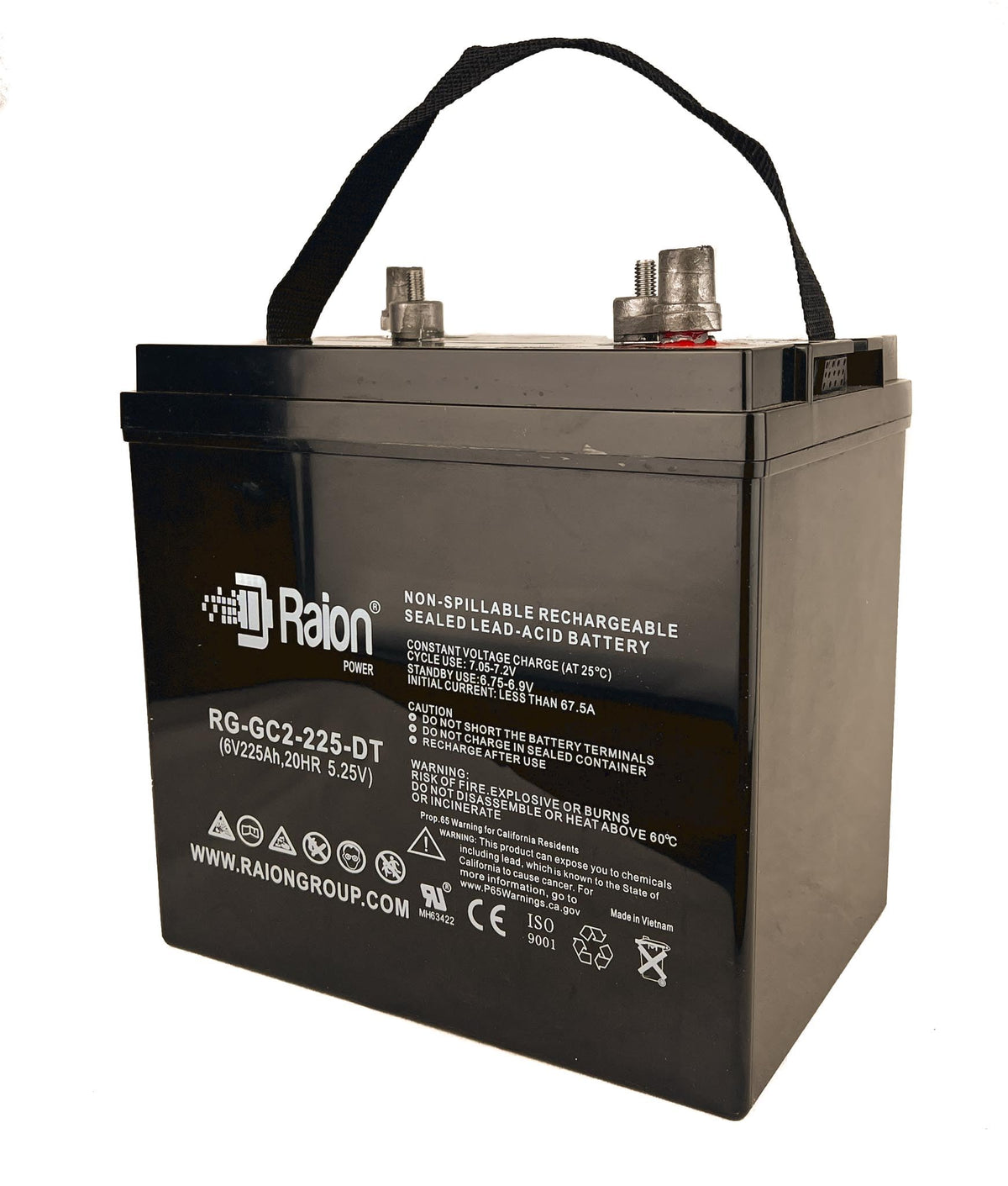 6V 225Ah Rechargeable AGM Battery 8 Pack W814159