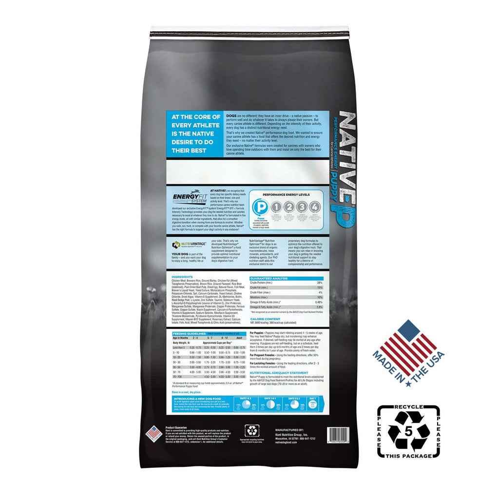 Chicken Meal and Rice Puppy Food 40 Pound Bag J233102