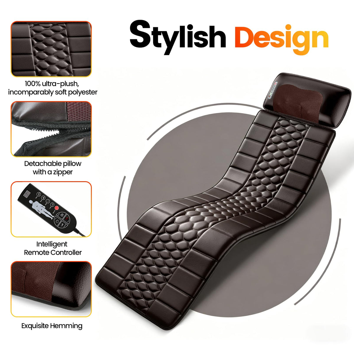 Full Body Massage Mat with Heat G189