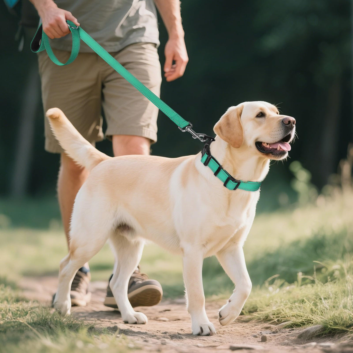 Reflective Adjustable Neoprene Padded Dog Collar C367