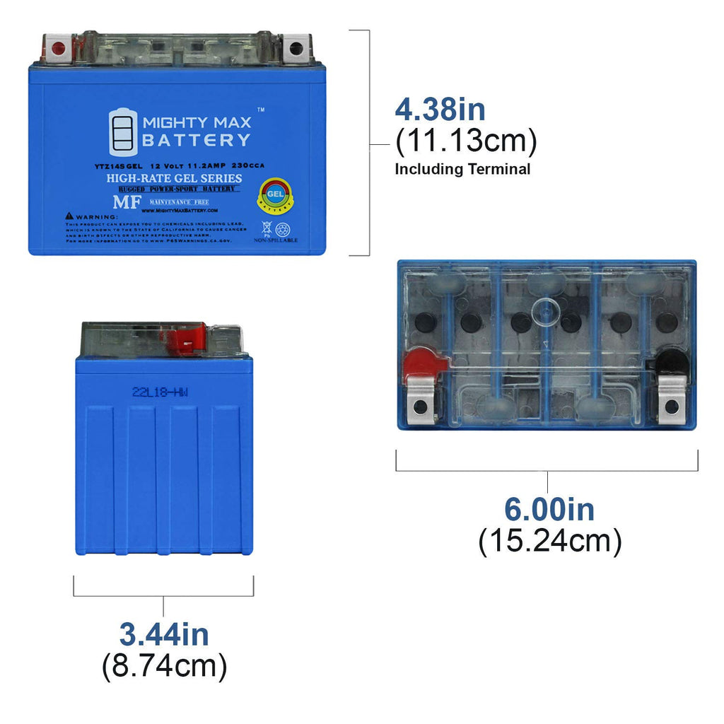 12V 11.2Ah GEL Battery H4892