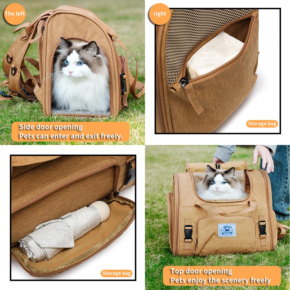 Breathable Collapsible Pet Backpack Carrier W86124