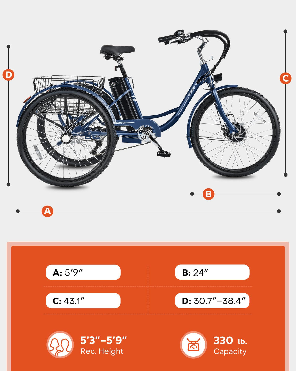 Electric Trike 7 Speed H77726