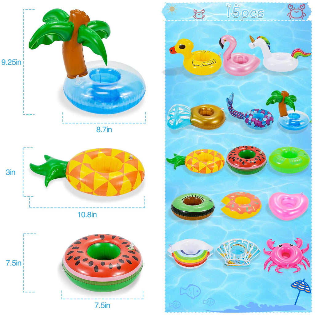 15 Pack Inflatable Drink Holder M66539