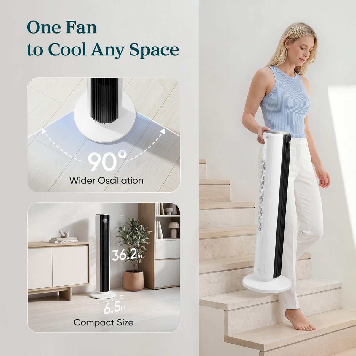 Quiet Tower Fan X40898