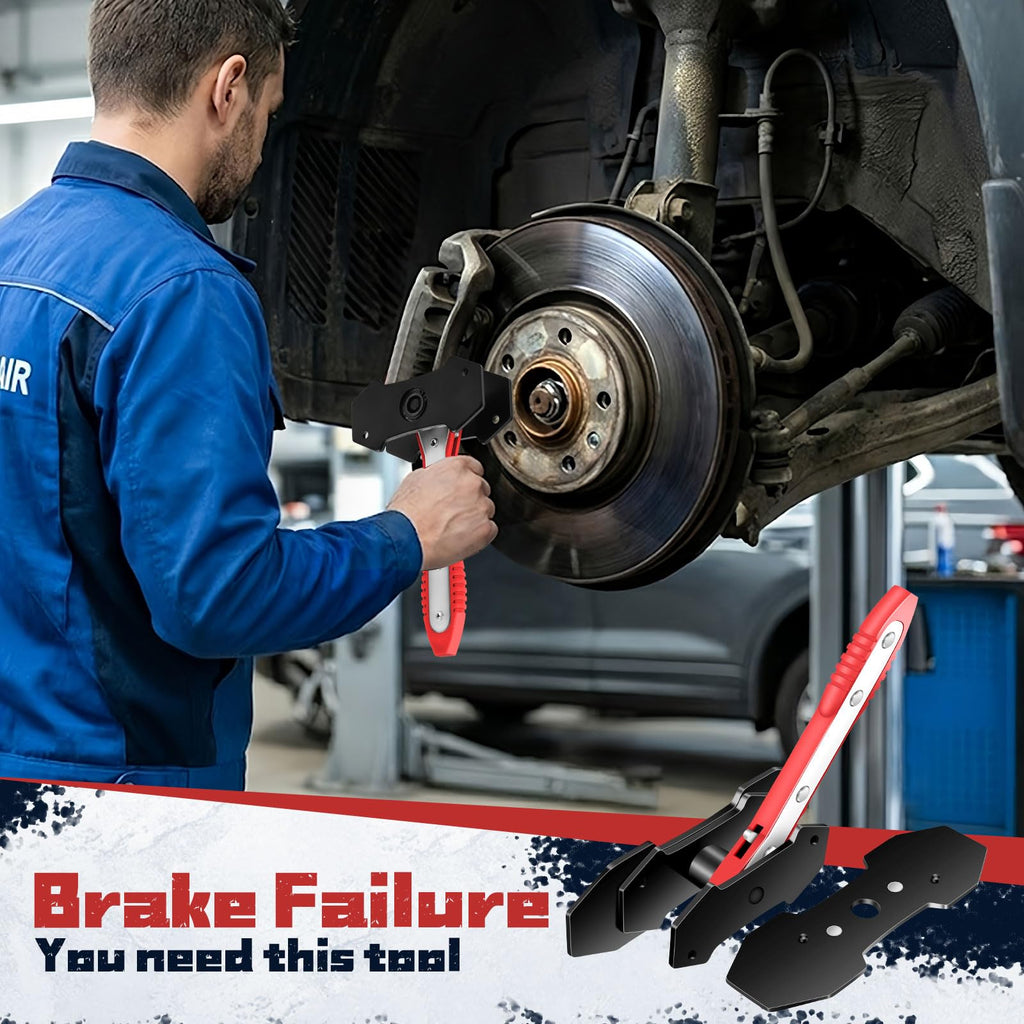 Brake Caliper Compression Tool with 2 Steel Plates V287