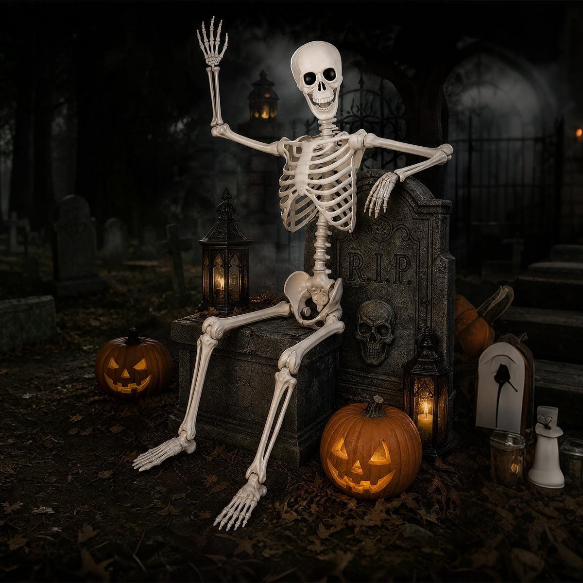 Poseable Life Size Skeleton I144