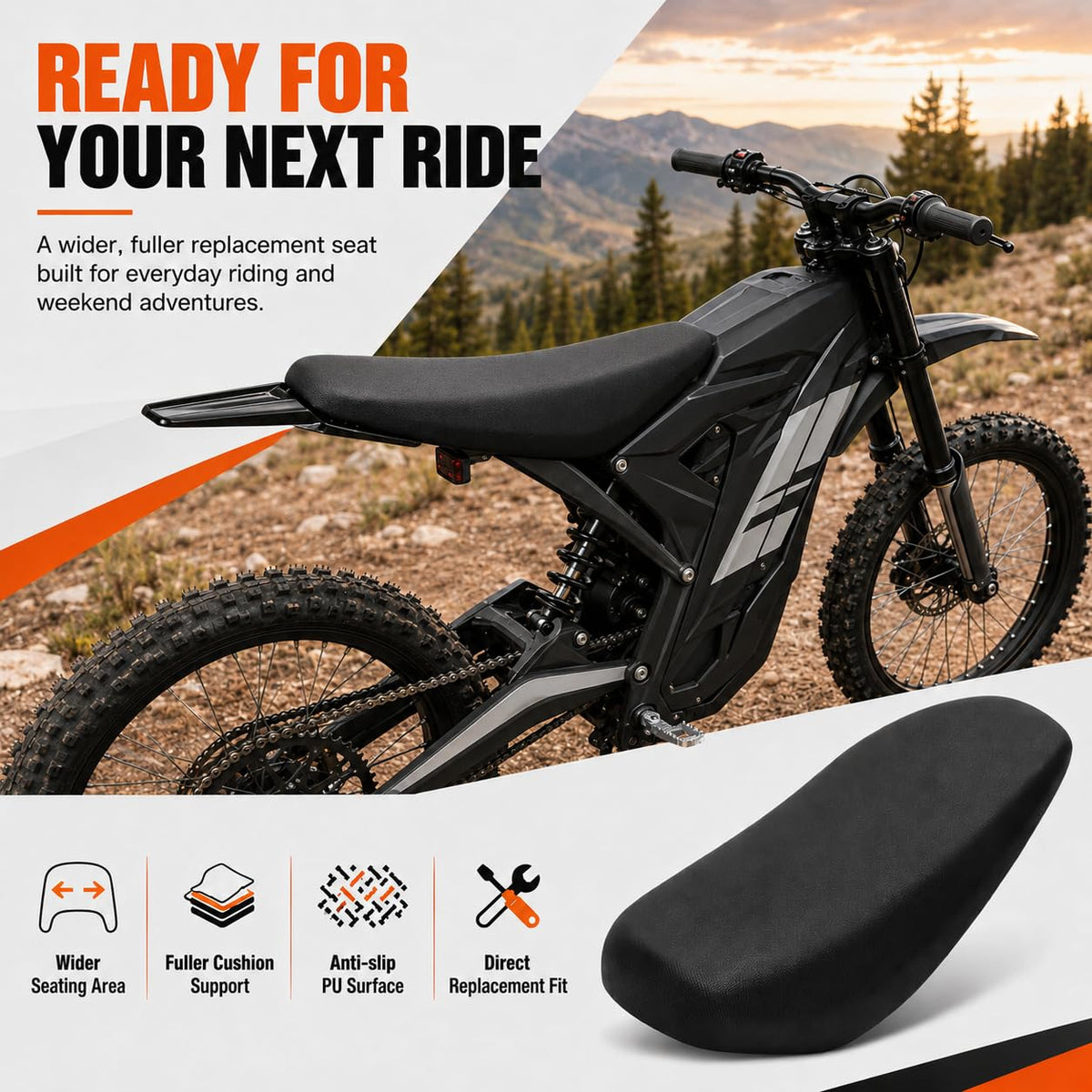 Electric Bike Seat Cushion P904