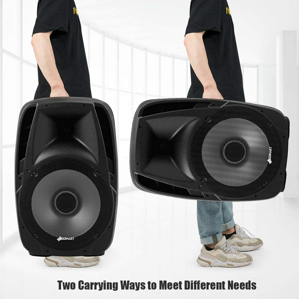 15" 1500W 2-Way Portable PA Speaker System I7132