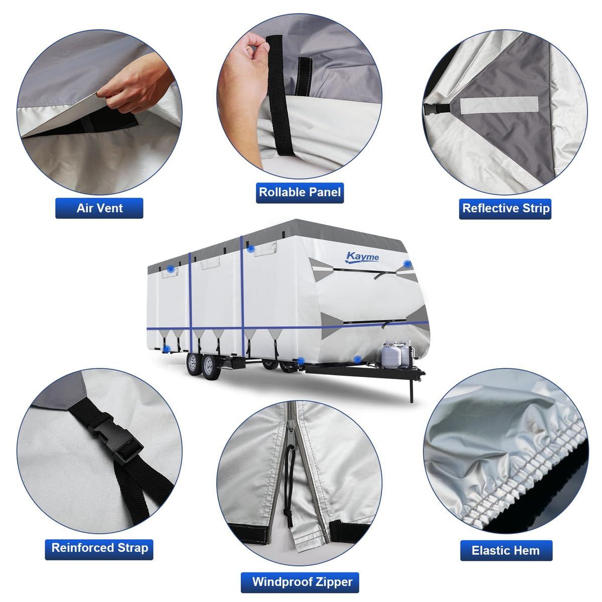 Heavy Duty Waterproof RV Cover T230