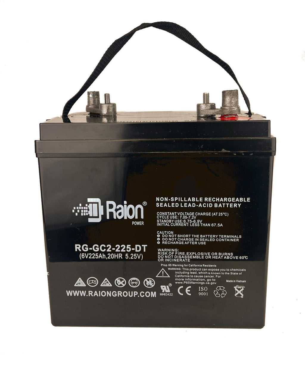6V 225Ah Rechargeable AGM Battery 8 Pack W814159