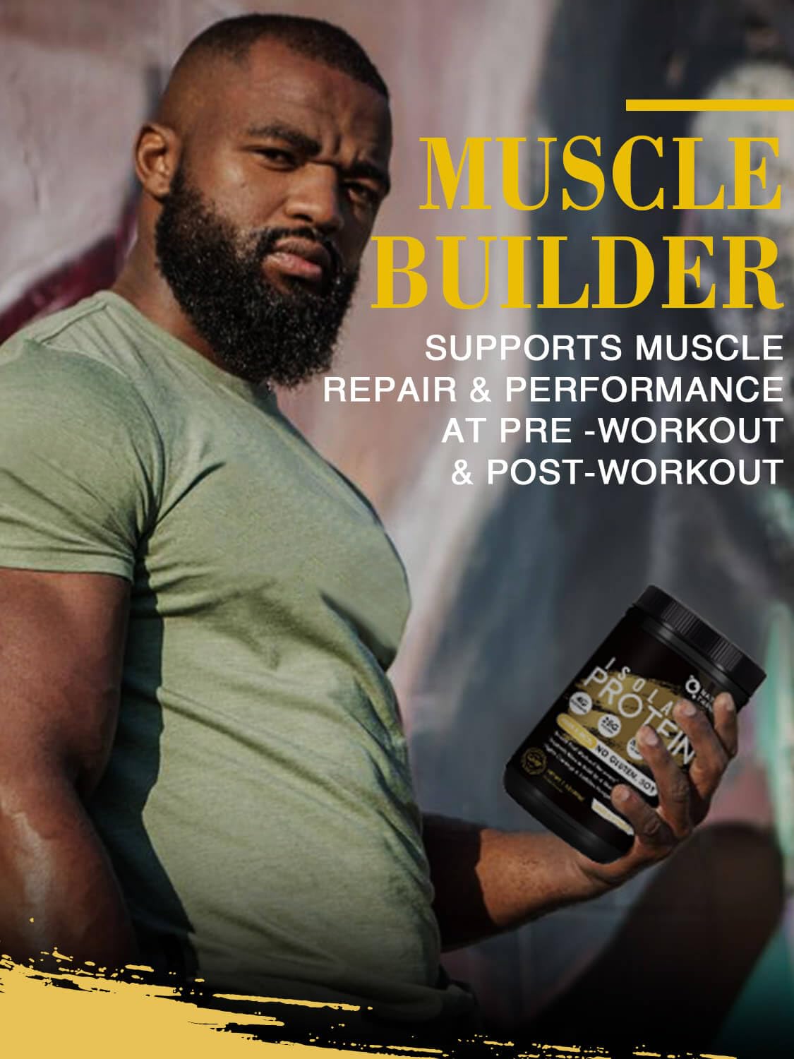 Unflavored Whey & Pea Protein Powder Y949