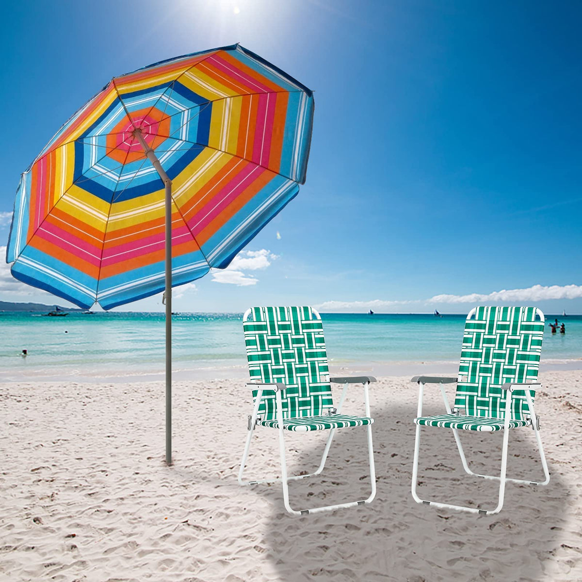 2 Pack Webbed Folding Chair M3954