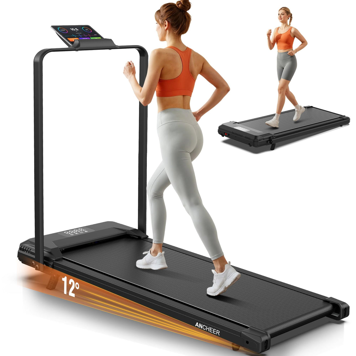 Foldable Treadmill with Incline A635005