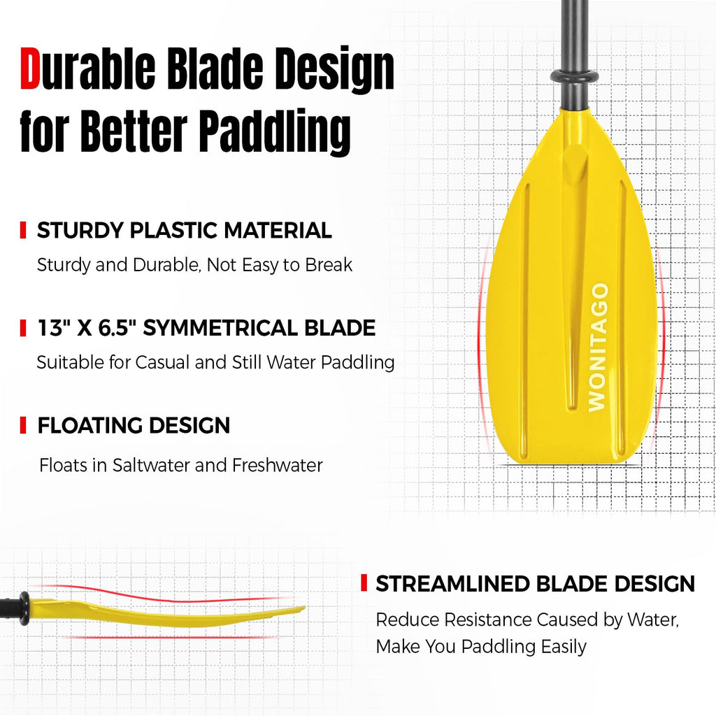 Adjustable Portable 5-Piece Kayak Paddle X8233