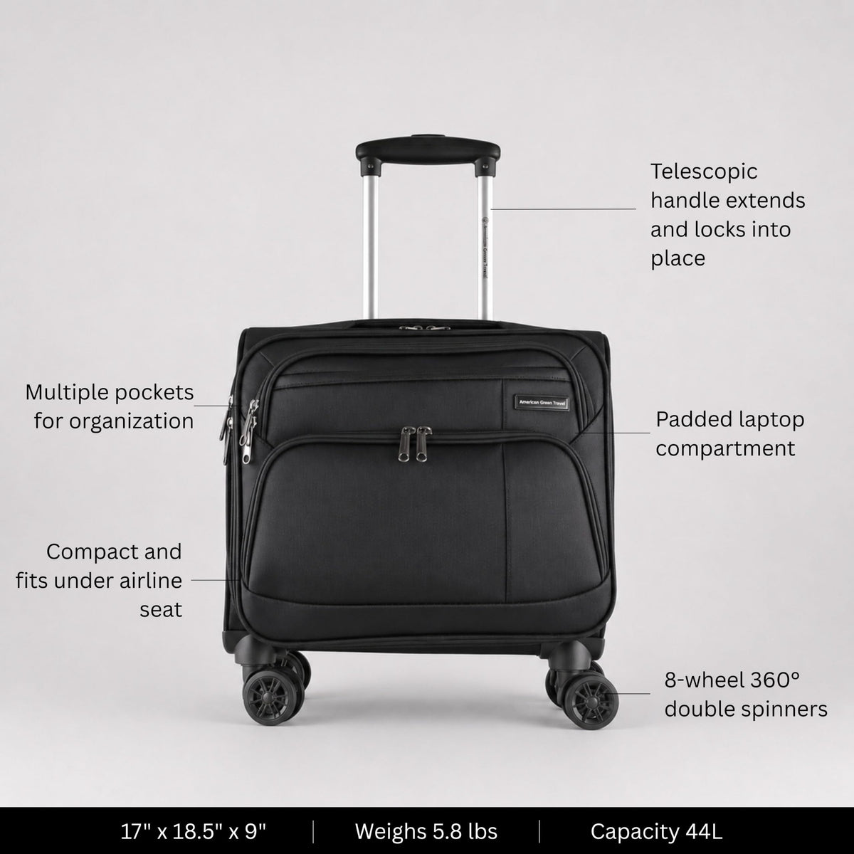 Carry-On Spinner Briefcase Z40224
