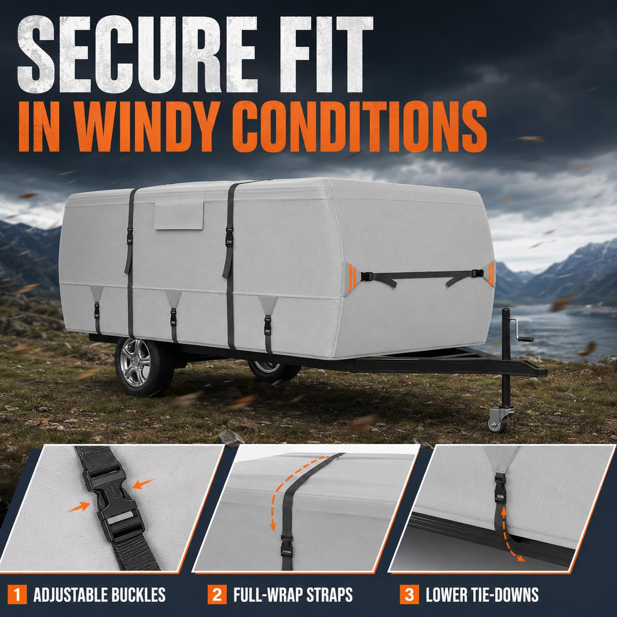 420D Oxford Folding Camper Cover L6295