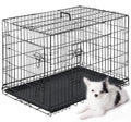 Black Metal Dog Crate T4286