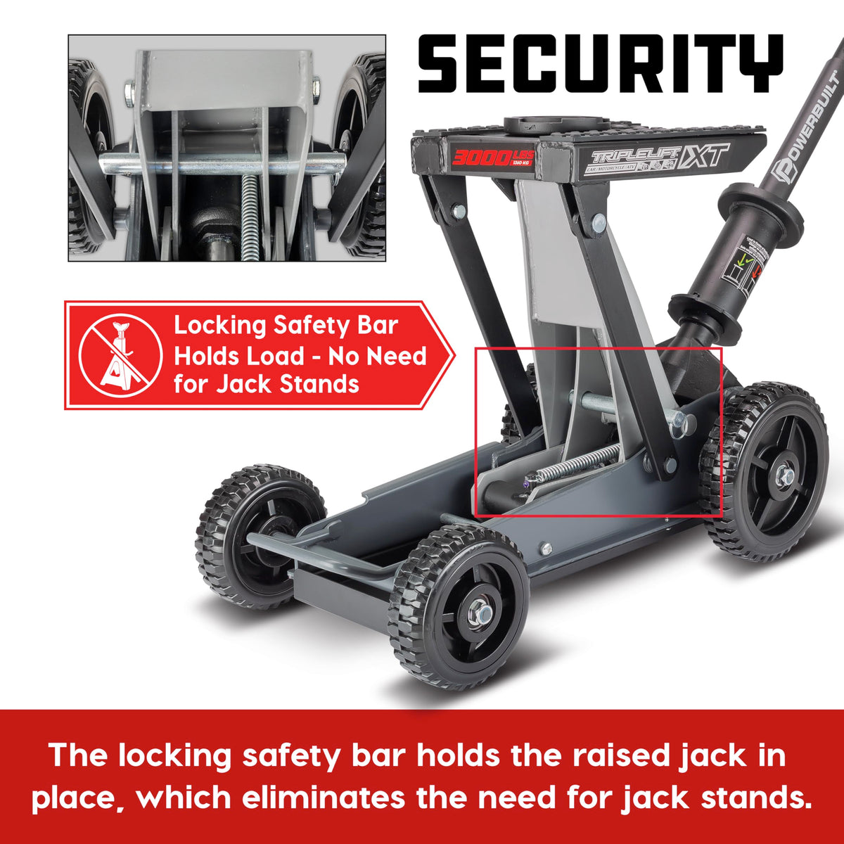 3 Ton Triple Lift Garage Jack E158