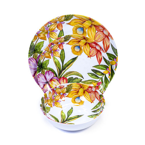 12 Piece Melamine Dinnerware Set Z14953