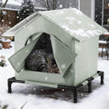 Weatherproof Outdoor Cat House J9622