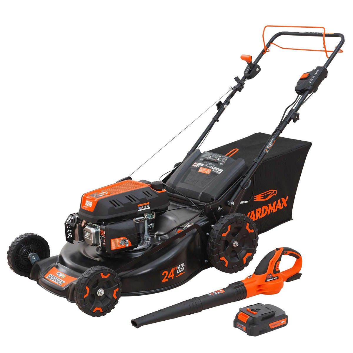 24 in. 201cc Gas Self Propelled Lawn Mower S1280