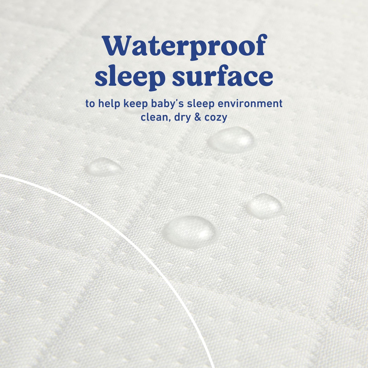 Waterproof Crib and Toddler Mattress Protector, 2 Pack Y6905