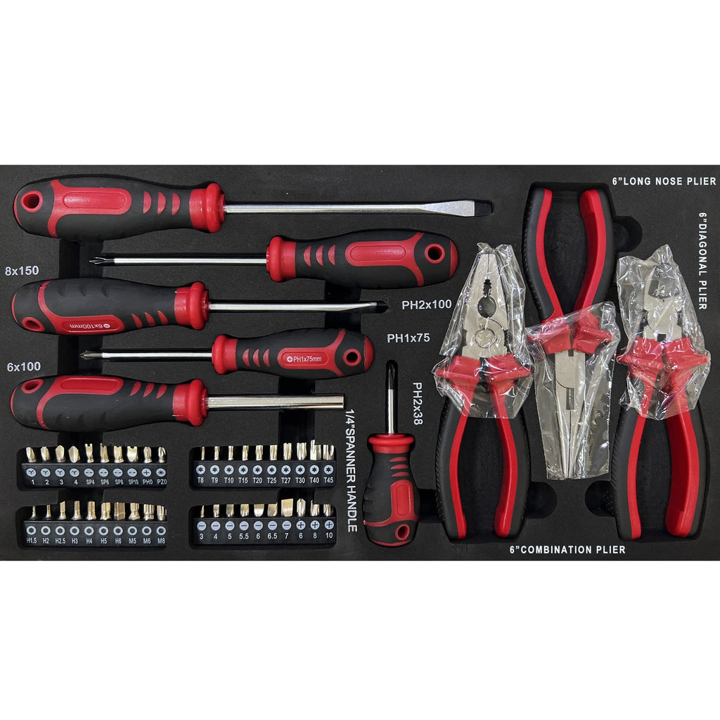 439-Piece Mechanic Tool Set in 3-Drawer Steel Box W3932