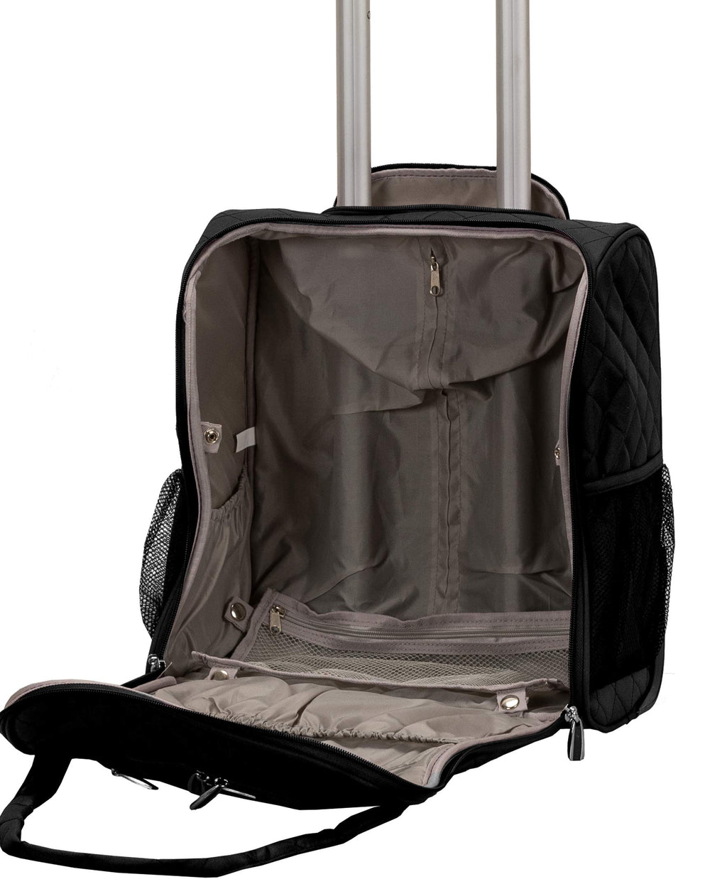 Black Wheeled Underseater Carry-On Luggage H593124