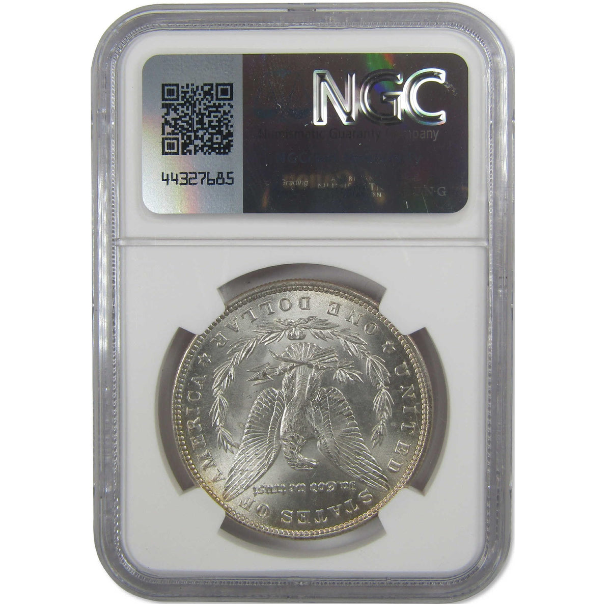 Morgan Silver Dollar MS 63 Uncirculated $1 Coin F466
