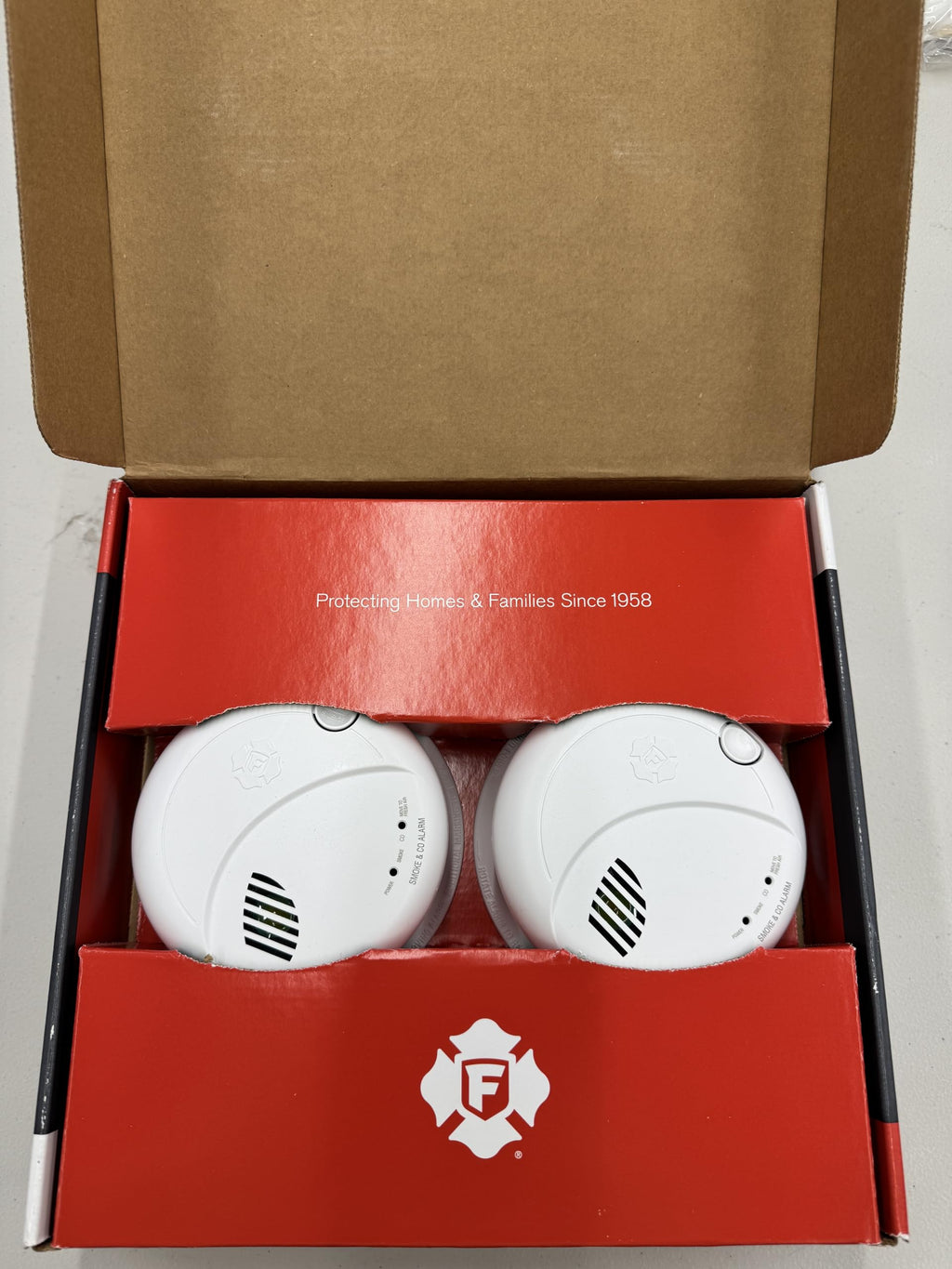 Combination Smoke & Carbon Monoxide Alarm, Hardwire Detector with Battery Backup, 2-Pack A768211