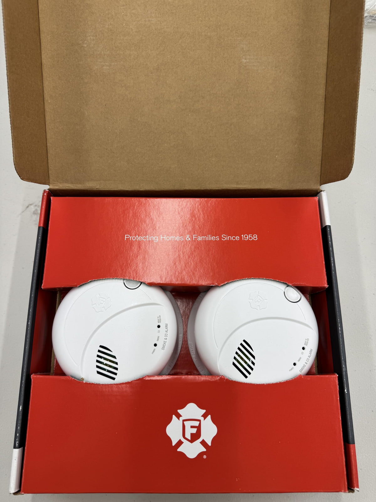 Combination Smoke & Carbon Monoxide Alarm, Hardwire Detector with Battery Backup, 2-Pack A768211