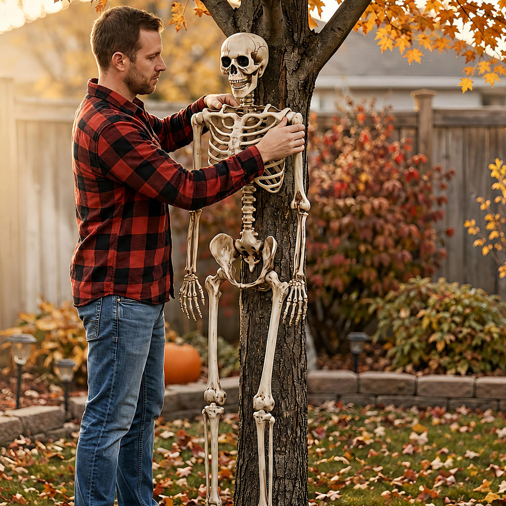 5.4 Ft Life Size Posable Skeleton Q43509
