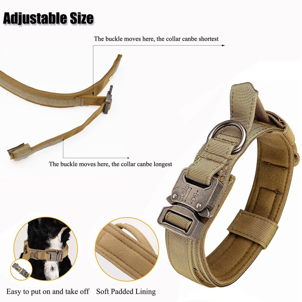Adjustable Nylon Tactical Dog Collar I170725