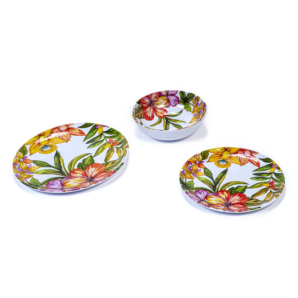 12 Piece Melamine Dinnerware Set Z14953