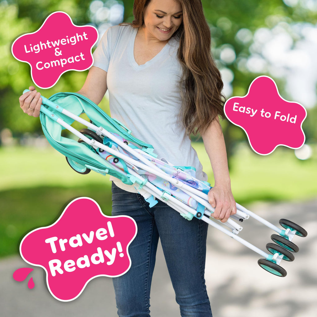 Lightweight Foldable Umbrella Stroller with 3-Point Harness N3546