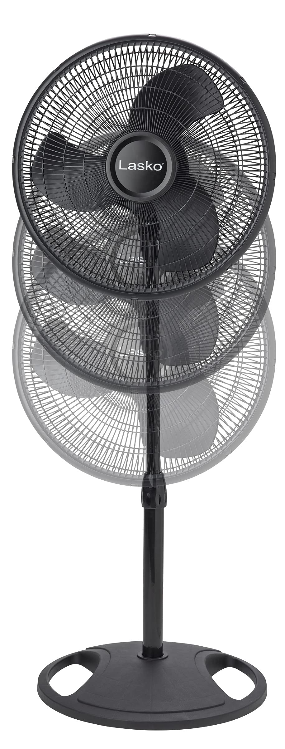 Oscillating Standing Pedestal Fan 16" Black Y252097