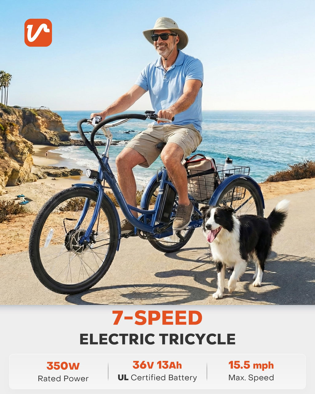 Electric Trike 7 Speed H77726