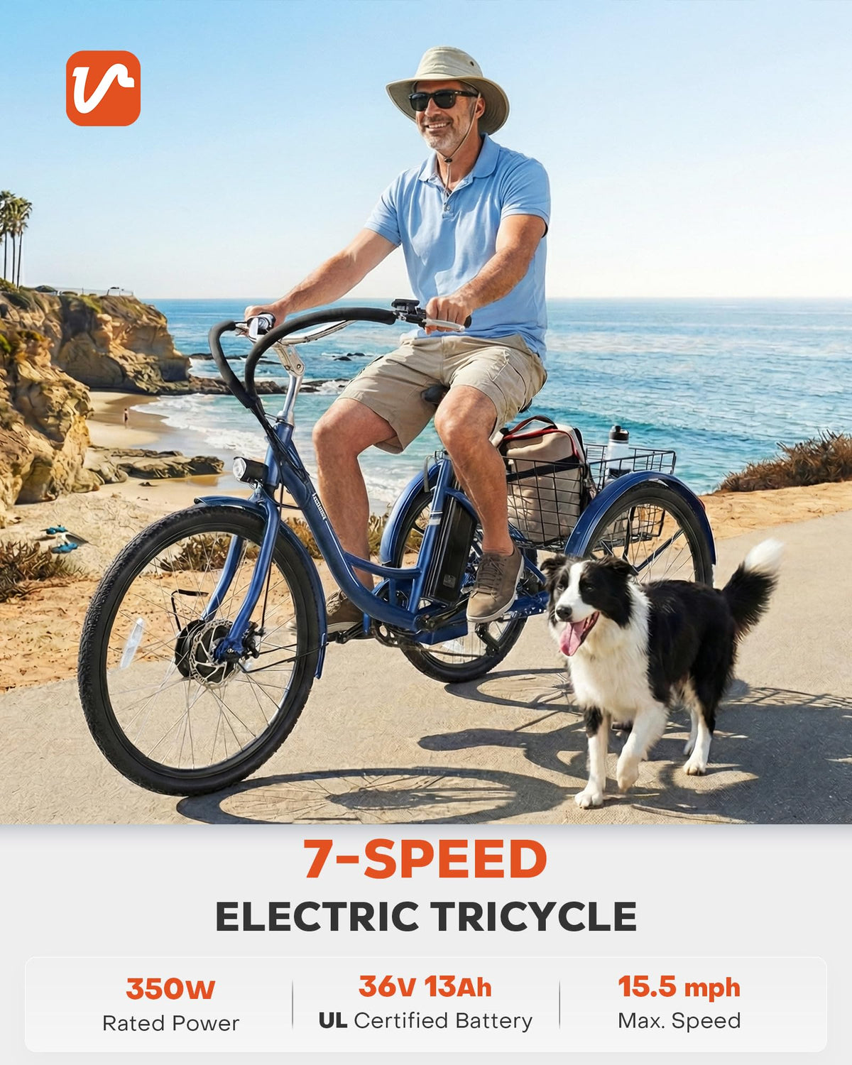 Electric Trike 7 Speed H77726