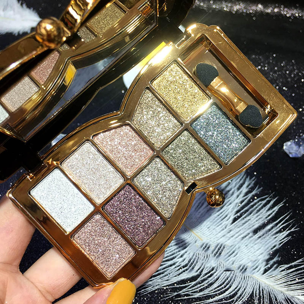 10 Colors Shimmer & Matte Glitter Eyeshadow Palette O493