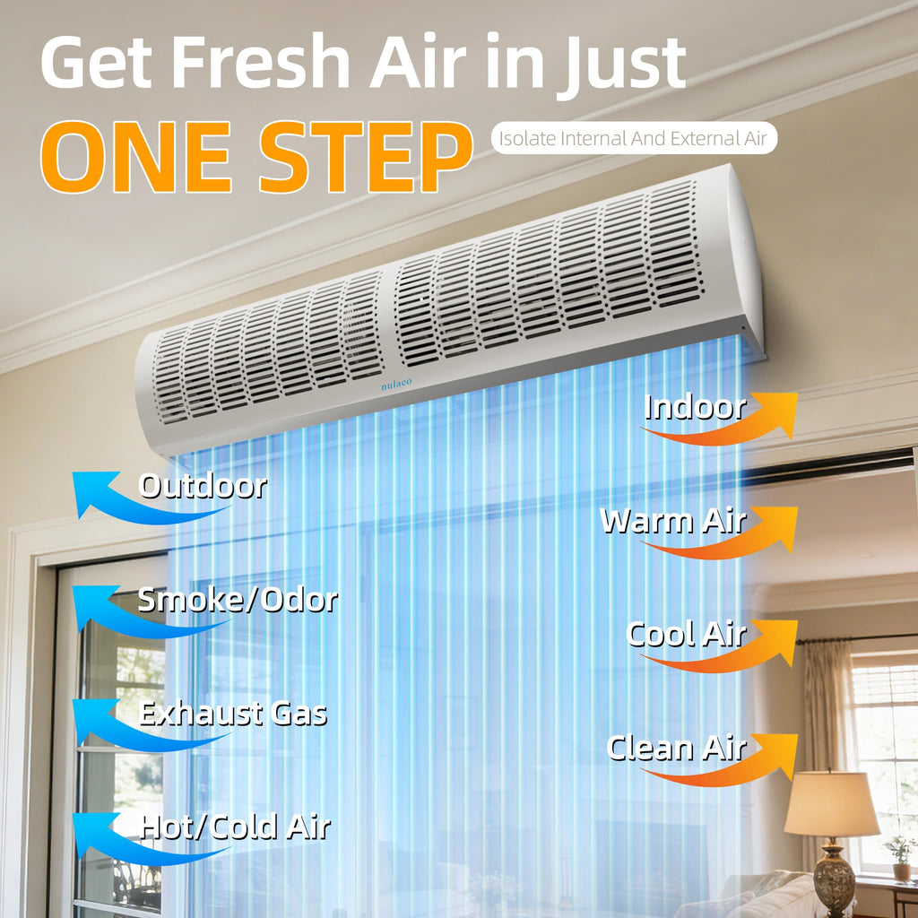 36'' 2-Speed Wall-Mounted Air Curtain I977