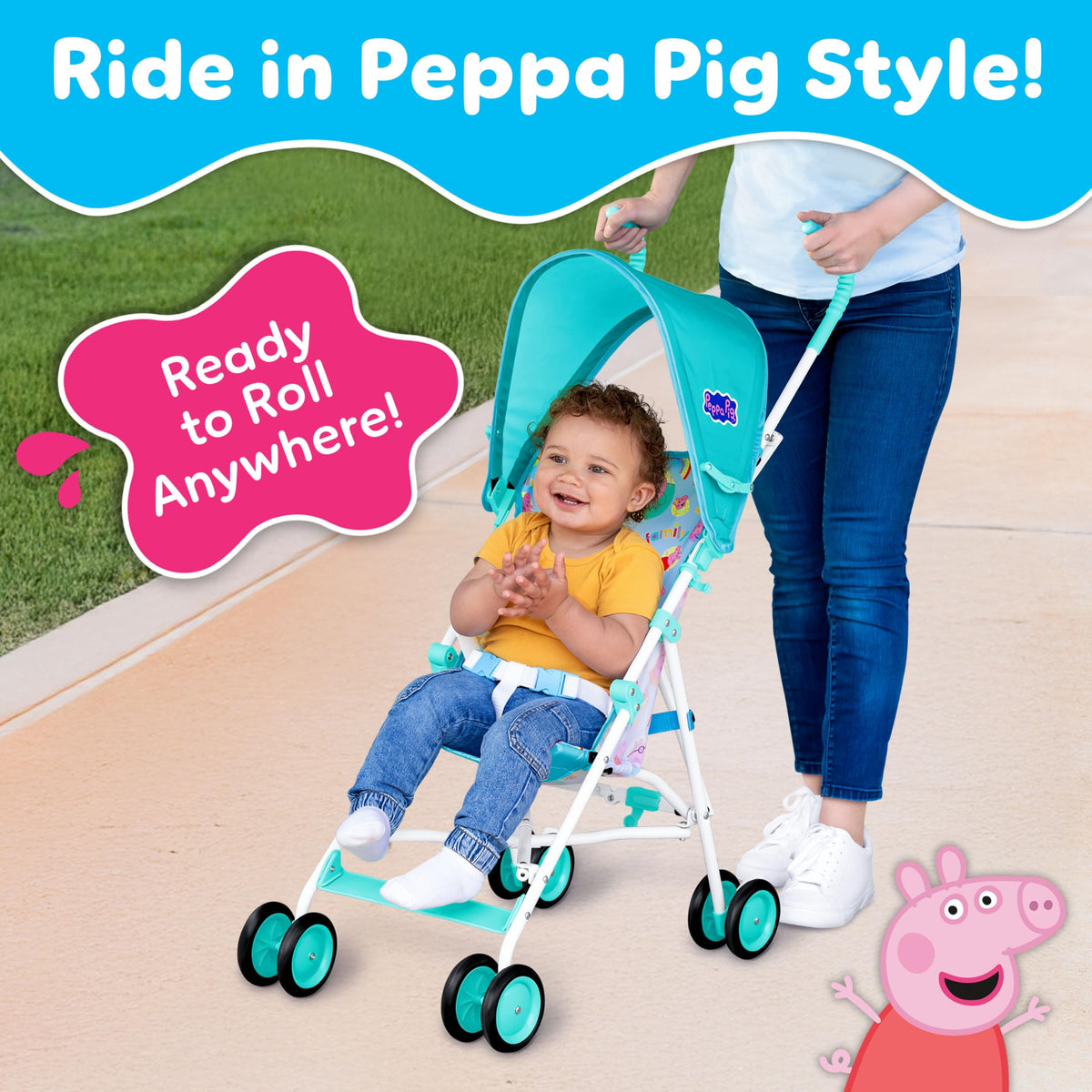 Lightweight Foldable Umbrella Stroller with 3-Point Harness N3546