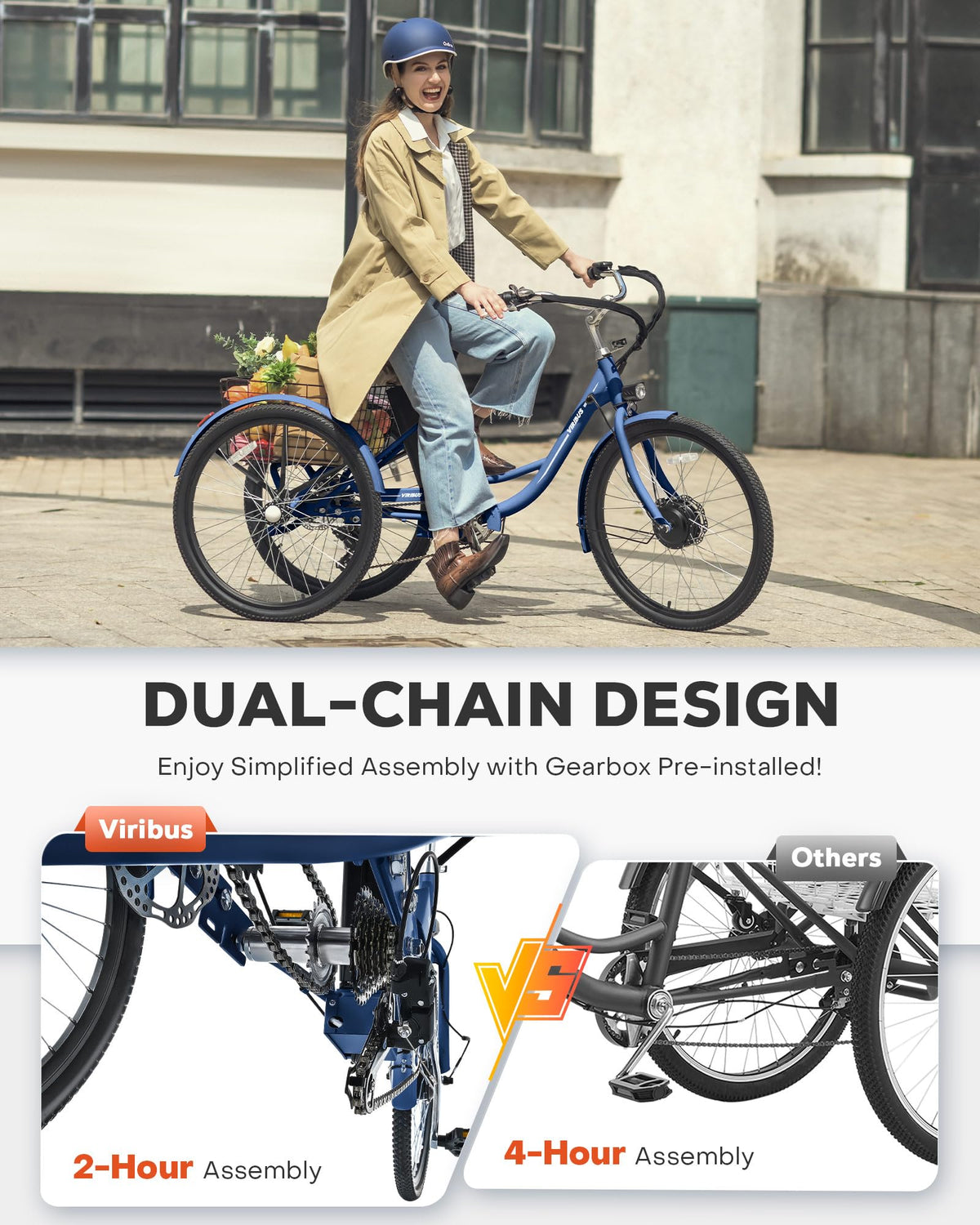 Electric Trike 7 Speed H77726