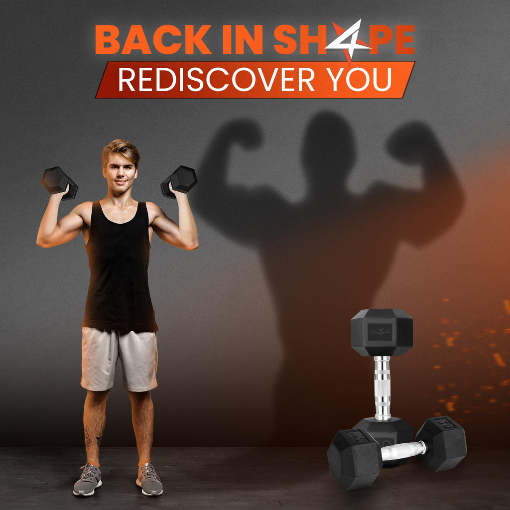 Rubber Coated Hex Dumbbell R927128