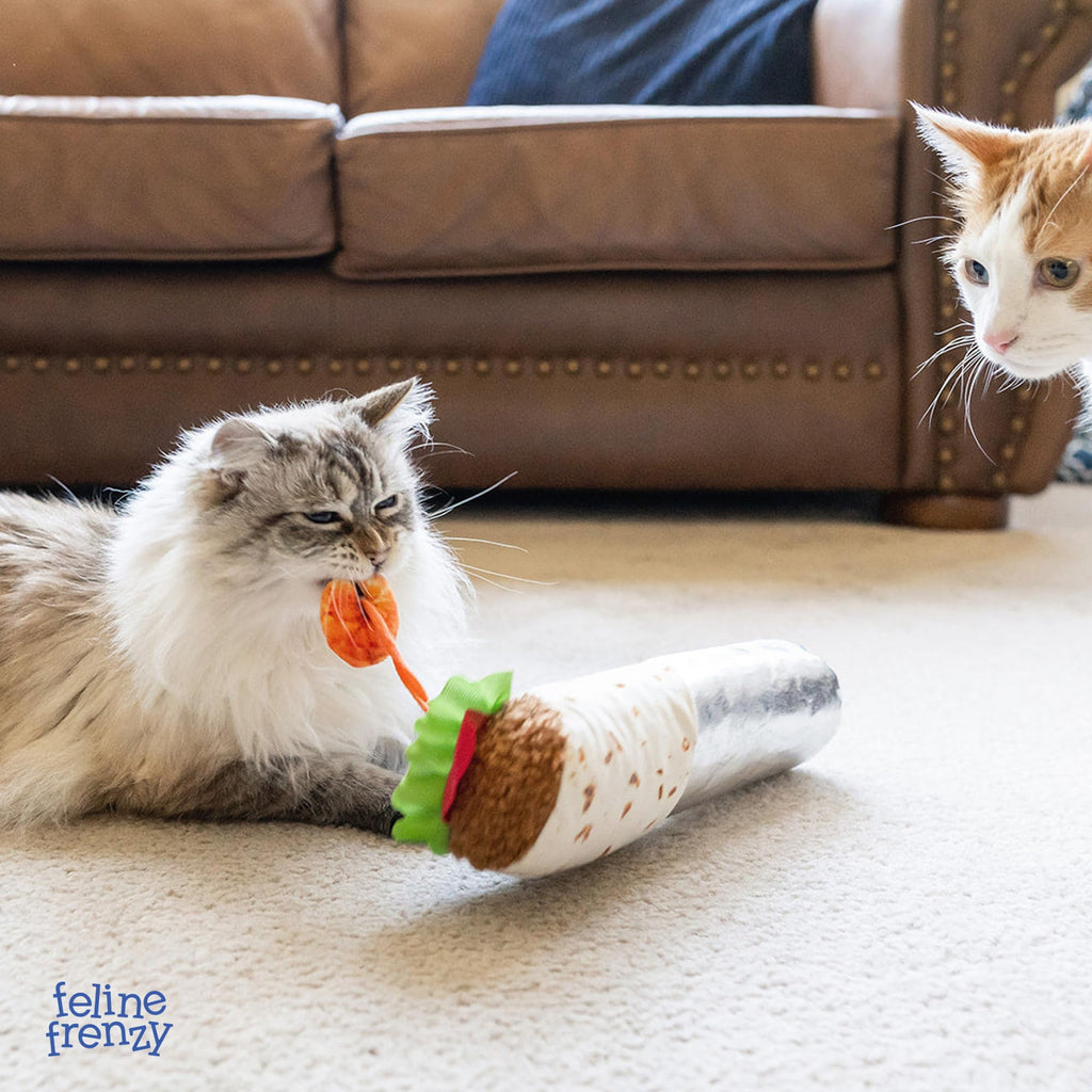 Catnip Filled Interactive Kicker Cat Toy O4336