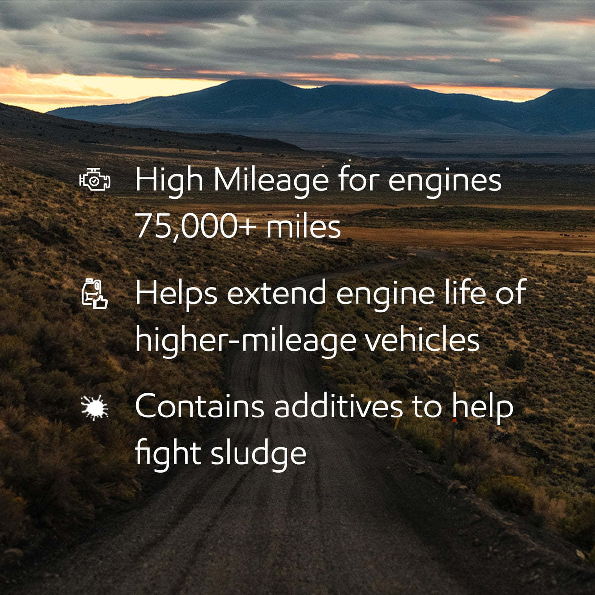 High Mileage Full Synthetic 5W-30 Motor Oil 5 Quart W607426