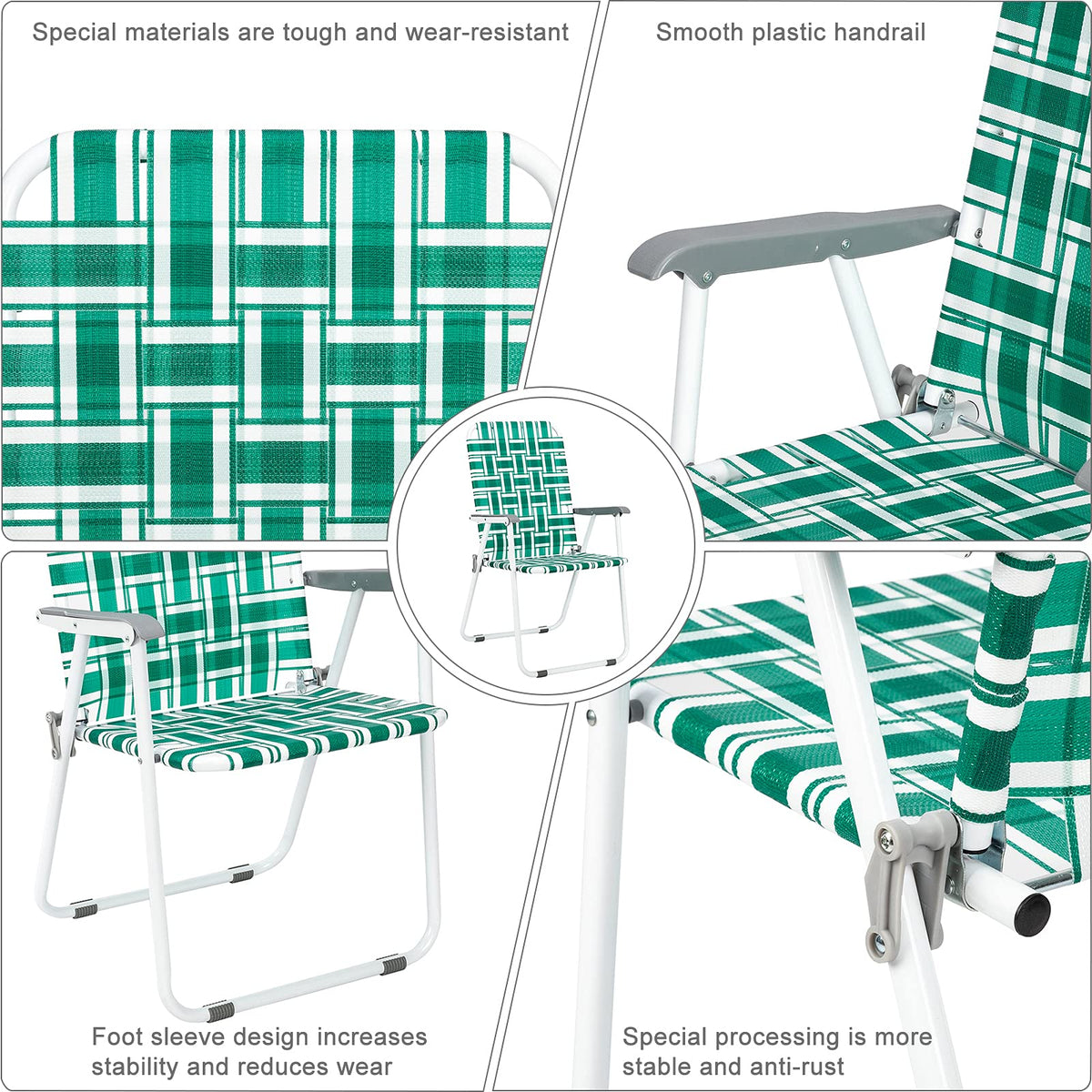 2 Pack Webbed Folding Chair M3954
