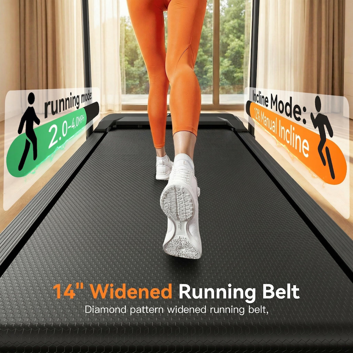 Foldable Treadmill with Incline A635005