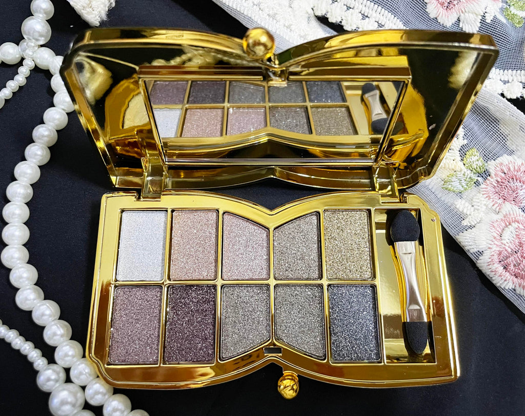 10 Colors Shimmer & Matte Glitter Eyeshadow Palette O493