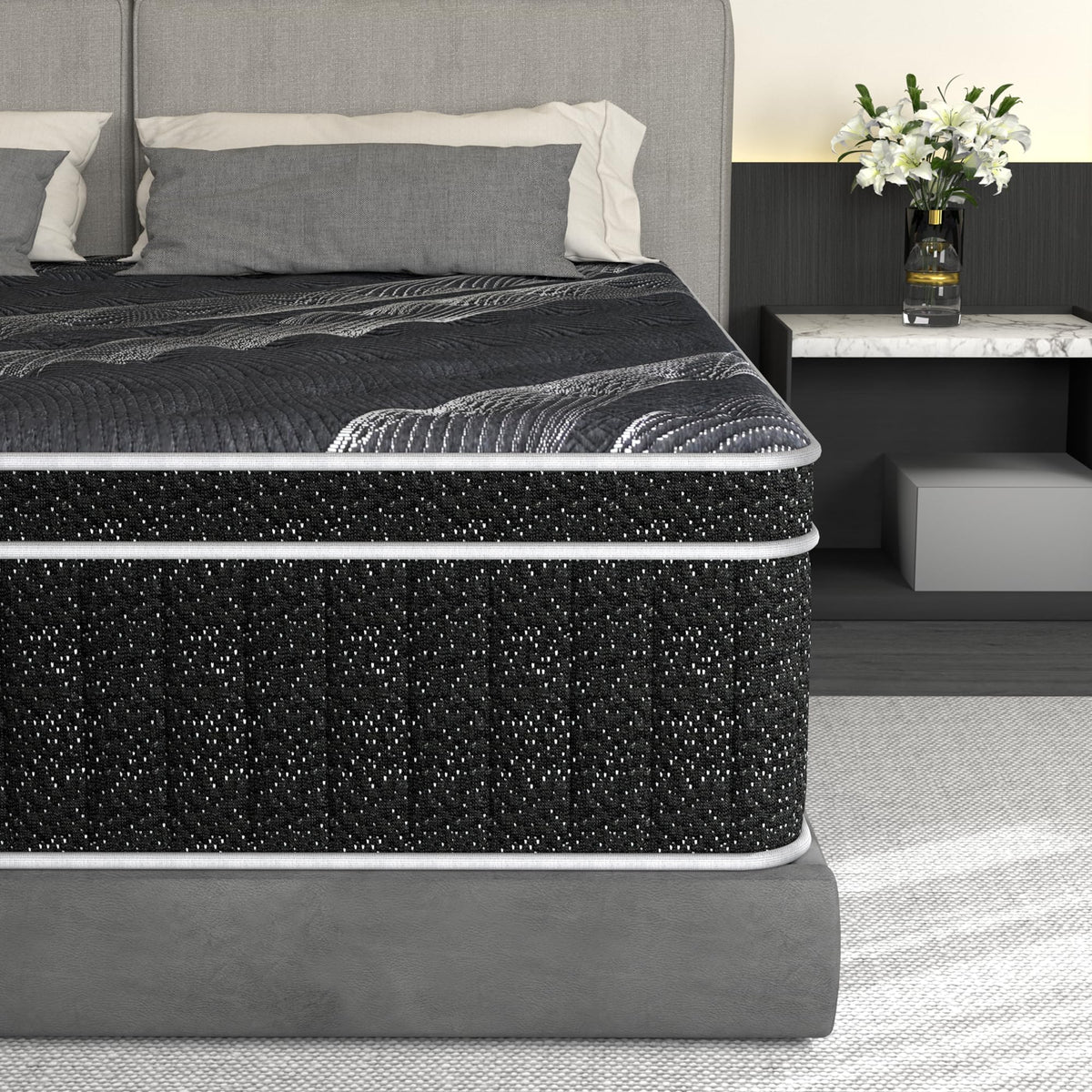 Full Size 12 inch Hybrid Memory Foam Mattress Y6730